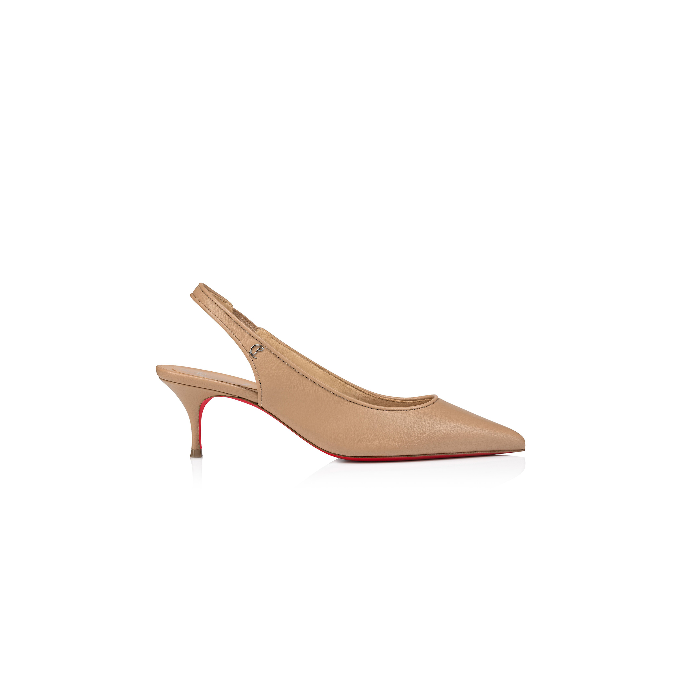 CHRISTIAN LOUBOUTIN SPORTY KATE SLING 55 MM SLING BACK PUMPS-NAPPA LEATHER-BLUSH-WOMEN 3240004N295 CHRISTIAN LOUBOUTIN SPORTY KATE SLING 55 MM SLING BACK PUMPS-NAPPA LEATHER-BLUSH-WOMEN 3240004N295